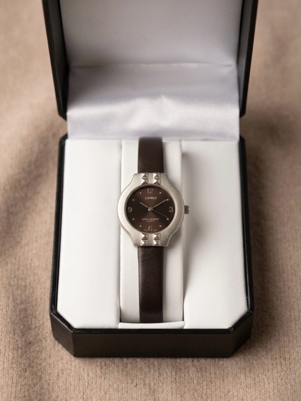 ⭐️2/50$ Caprice Brown Leather Women's Watch